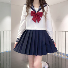 HotSweet 水手服 日本校服 JK制服 Cosplay服裝 長袖套裝
