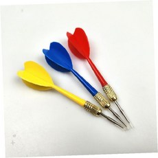 다트 게임 풍선 터뜨리기 플라스틱 화살 바늘 깃털 다트핀 놀이 용품, 레드, 1개