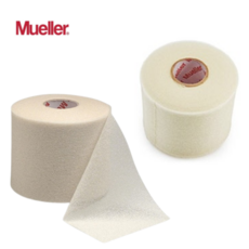 Mueller MWrap 언더랩 라켓 그립 스펀지 쿠션 테이핑 발목 손목 압박 부상방지 보호, 2개, 내추럴