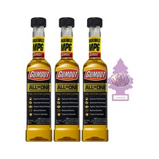 [공식 피카몰 직접 발송 정품]검아웃 올인원 연료첨가제 296ml 3개 + 사은품 방향제1개, 가솔린/휘발유, 라벤더 향