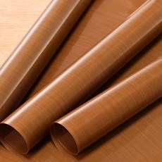 烘焙周邊 烘焙用具組烘焙油布耐高溫蛋糕油紙烤盤蛋糕卷烤箱專用家用反復使用不粘墊紙 烘焙, 咖啡色,雙面光滑款40*30cm-5片裝, 1個