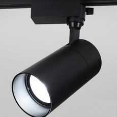 (올핀) LED 일체형 COB 스포트 레일조명 30W 블랙 주광색 플리커프리 비츠온