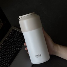 TYESO寶特瓶專用 手搖茶大容量直身保溫保冷防燙杯套, 1個, 米灰色 一般瓶裝(高23.2*10cm)