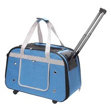 통기성 소프트 켄넬 케이지 반려견 이동가방 이동장, 1개, 블루