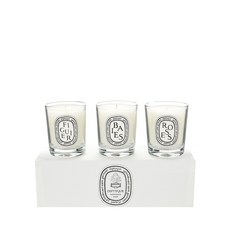 Diptyque 迷你香氛蠟燭禮盒 (漿果 無花果 玫瑰) 70g x3