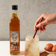 초사랑 초란식초 500ml 초란 발효식초 흑초 계란껍질식초 계란식초 생산자직접판매, 1개