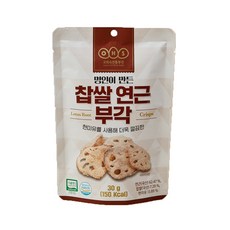 오희숙 전통부각 찹쌀 연근 부각, 30g, 3개