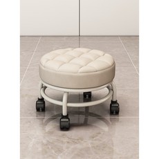 可開發票 滑輪矮凳 帶萬向輪小凳子家用美縫 換鞋擦地可移動 板凳, 1個, 深灰色, 深灰色