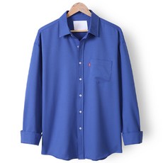 OVER NINE 男士純色寬鬆襯衫