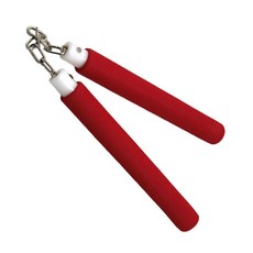 무술 전문가 성인을 위한 쌍절곤 연습 스틱 연습, 빨간색, 1개