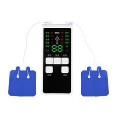 智能脈衝按摩儀貼片 家用肌肉刺激迷你充電式按摩器, 白色旗艦版+4片小貼片,中文版036