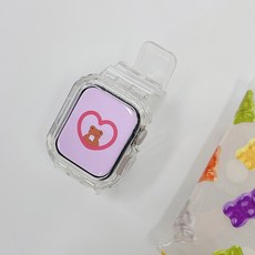 Womens9999 Apple Watch 7 SE 6 5 4 3 3兼容透明的集成錶帶, 01.透明40/41mm【兼容】