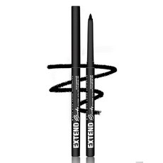 블랙 젤 글리터 아이라이너 펜슬 메탈릭 방수 얼룩 방지 크리미 리트랙터블 스무스 아이 라이너 펜슬 저자극성 오래 지속되는 아이라이너 브라이트너 펜 크레용 아이 메이크업 선물, # 11 블랙