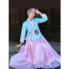 2부 드레스 퓨전한복 여성 철릭원피스 생활한복