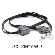 기술 모터 전원 부품 IR 속도 APP 제어 배터리 박스 서보 광 수신기 PF 자동차 빌딩 블록 벽돌, 12 1 LED Lights