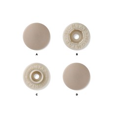 국산 티단추 하이탭 13mm 40세트, 1개, T 094-스프링우드 베이지