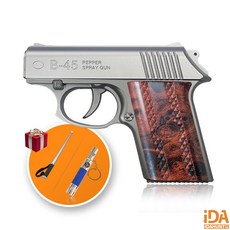 호신용 가스총 B-45 35회발사 호신무기 여성 호신용품 비허가 아이다헌트 사은품패키지포함, 1개