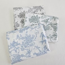 라벨르 - 뜨왈 드 주이 - 명화 면혼방 코팅 생활 방수 라미네이트 원단 / 앞치마 / 식탁보 가능, 1개, 그린