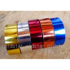 艾奇利燙金紙 6色可選 20mm寬 約120公尺 皮革信封書套燙金 台灣現貨, 1個, 金