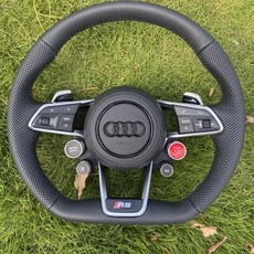 奧迪Audi A3/A4/A5/A6/A7改裝R8方向盤總成 經典賽車方向盤, R8-A-9, 1個