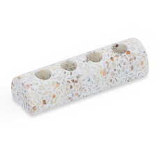 코에르 고급 테라조 칫솔꽂이 욕실 칫솔거치대 물빠짐 칫솔걸이, 라운드(Round), 1개