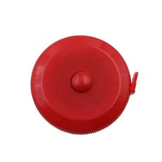개폐식 눈금자 키체인 줄자 다목적 측정 도구 미니 DIY 테이프 실용적인 150cm, red, 1개