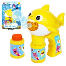 핑크퐁 아기상어 멜로디 자동 버블건, 혼합색상, 1세트