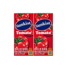 썬키스트 토마토, 1개, 200ml