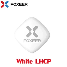 Foxeer Echo V2 5.8GHz 9dBi 패치 안테나 LHCP 비행기 FPV 레이싱 프리스타일 드론 VTX 고글 모니터, 01 White LHCP, 1개