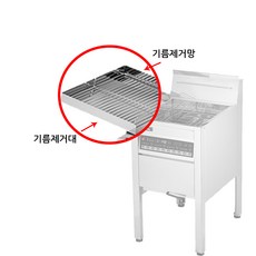 린나이튀김기 기름제거 케이스+망 set 튀김거치대 튀김보조대 스냅케이스세트