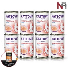 카토빗 드링크 4종 콤보 8캔 (유리너리2+레날2+리커버리2+가스트로2) / 종류별, 8개, 135ml, 레날(신장)