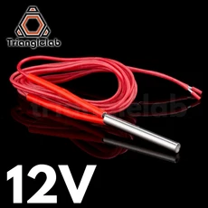 Trianglelab 3D 프린터 647.5MM 80W 히터 카트리지 100CM 케이블 포함 슈퍼 화산 열 블록 핫 엔드 용, 03 2PCS, 02 12V 80W