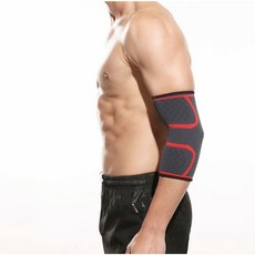 더이케이 엘보 팔꿈치 보호대 골프 테 엘보우아대 WD624BB, 블랙_M