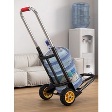 계단 잘오르는 핸드카트 접이식 생수 운반 폴딩카트, 1. 중형 4 저소음 휠