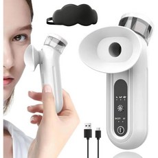 건조한 눈을 위한 아이 스팀기 - 빠른 눈 완화 스팀 2025년 새로운 업그레이드 테라피 보습 세정을 나노 휴대용 미니 충전식 미스트 2Pcs, 1pc