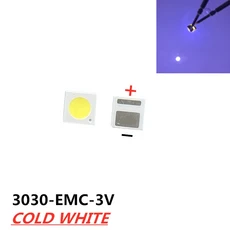 Lextar LED 백라이트 TV 용 1000Pcs 원본 고전력 3030 2W 칩 쿨 PT30A66 프로그램 램프 구슬, 02 3030 EMC 3V