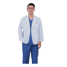萊亞生活館 醫師服 藥師服 長袖工作服 二釦有腰身男女通用版