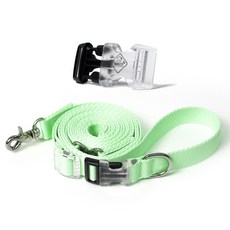 아띠지기 반려동물 길이조절 핸즈프리 멀티 리드줄, 리프그린, 1개