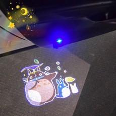 바이페퍼 캐릭터도어라이트 차폭등 캐릭터램프 도어빔, 1개