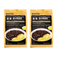 피코크 홍복 유니 짜장면, 2세트, 620g