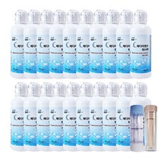 메디아렌즈 식염수 150ml (하드렌즈케이스+뽁뽁이증정) 렌즈식염수, 20개, 150g