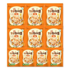 아이배냇 꼬마 칼슘 한입 하이롤 과자 50g, 10개, 감귤
