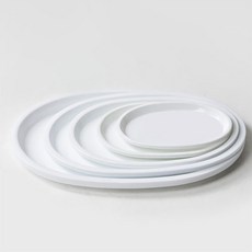 청운 타원민받침 일반형 화분받침 치수별 타원형 타원 물받이, 1개