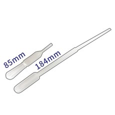 實驗室透明滴管組：精準液體吸取，化學實驗、手工調配適用, 1套, 3ml