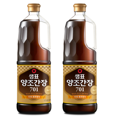 샘표 양조간장 701, 1.7L, 2개