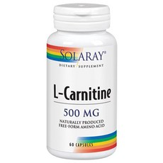 SOLARAY L-肉鹼前甲酸500mg膠囊, 60顆, 1罐
