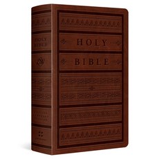 (영문도서)ESV Giant Print Personal Size Bible Red Letter (Trutone Brown Engrave... Imitation Leather, Crossway, English, 9798874906610