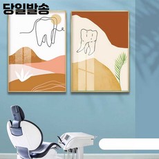 스피드라인 치아그림 의료 인테리어 액자 장식 해부학, 38, 1개