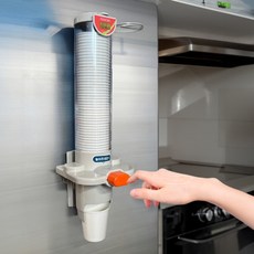 터치미 종이컵 디스펜서 종이컵꽂이 자판기종이컵 종이컵거치대 종이컵홀더 종이컵보관, 1개