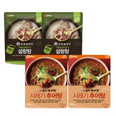 오프라이스 남가네 설악추어탕 500g*2개 + 오프라이스 한촌설렁탕 정통설렁탕 500g*2개, 1세트, 500g